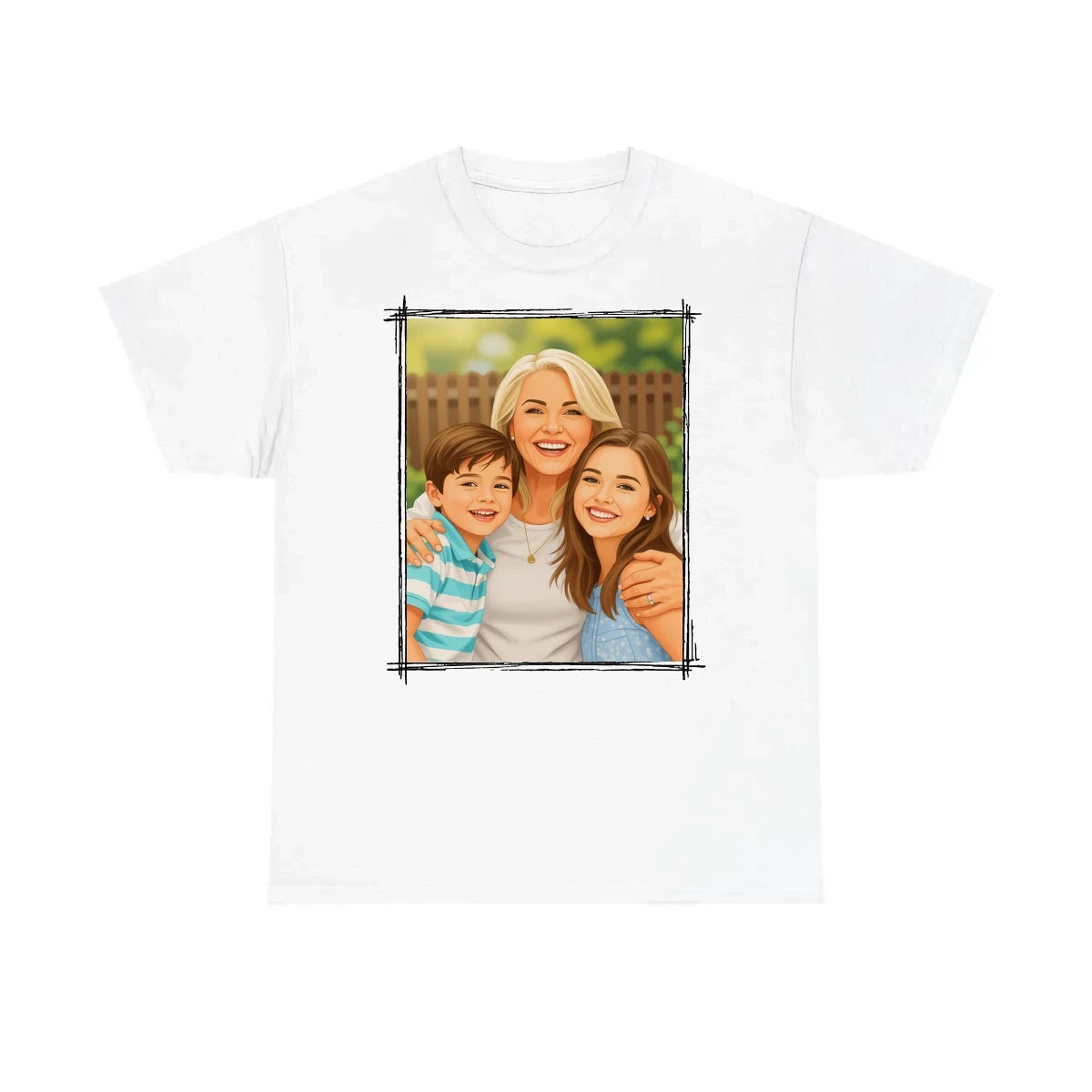 Custom Unisex T-Shirt with Your Design Ghibli-Style