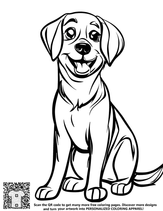 FREE Puppy Coloring Page - Download NOW for Fun Coloring Activities