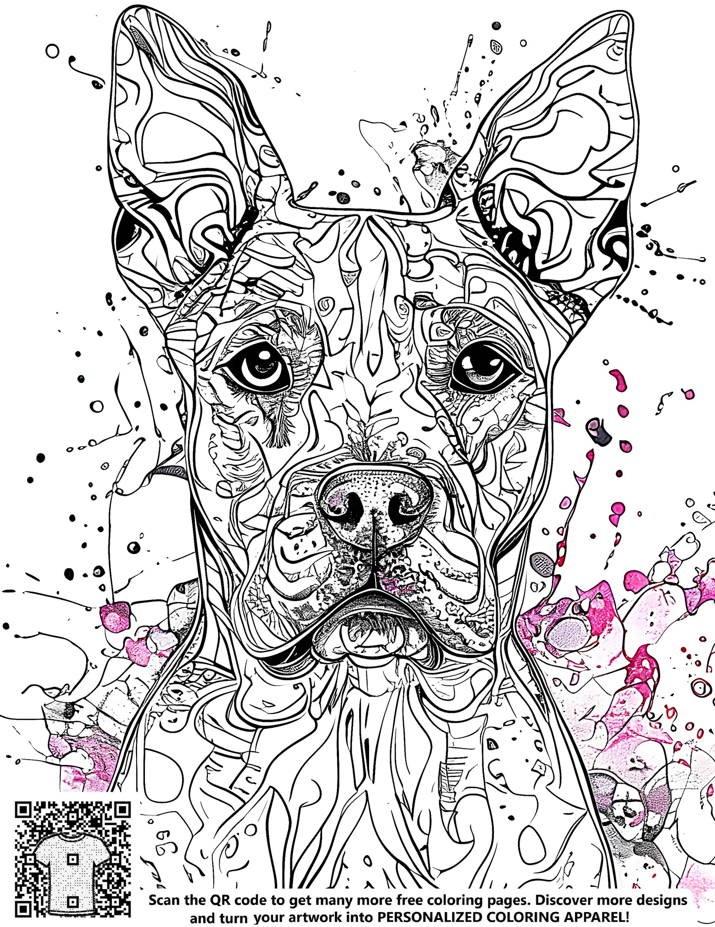 FREE Dog Coloring Page Download NOW