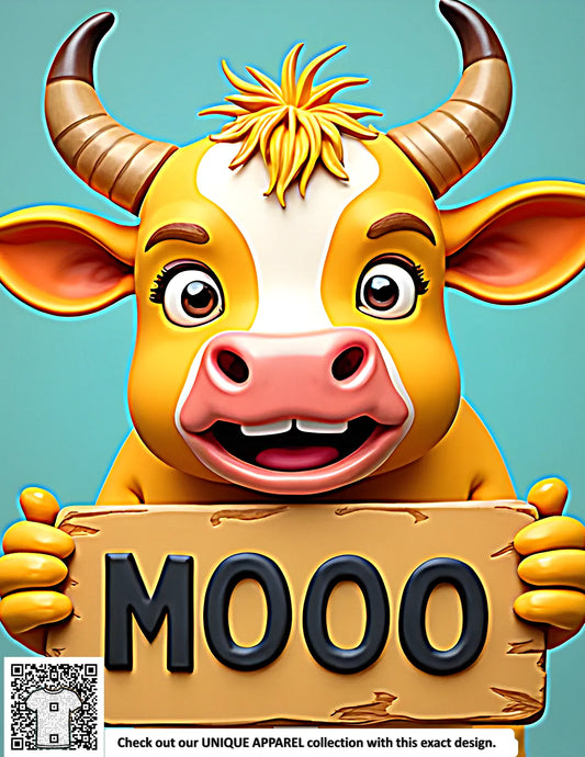 "Playful Cartoon Cow Collection"