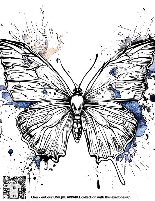 "Artistic Butterfly Apparel Collection"