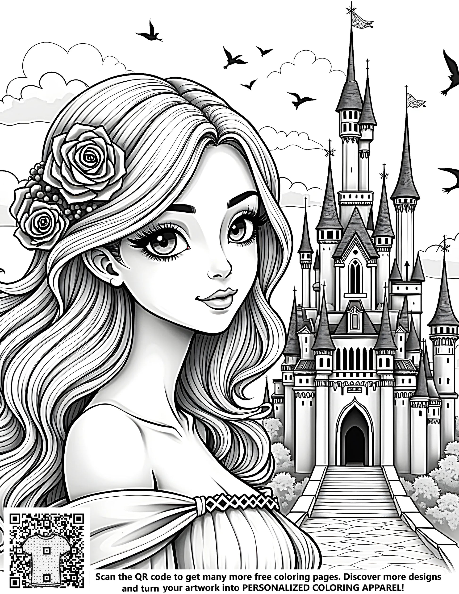 Princess Castle Royalty Fantasy Artwork