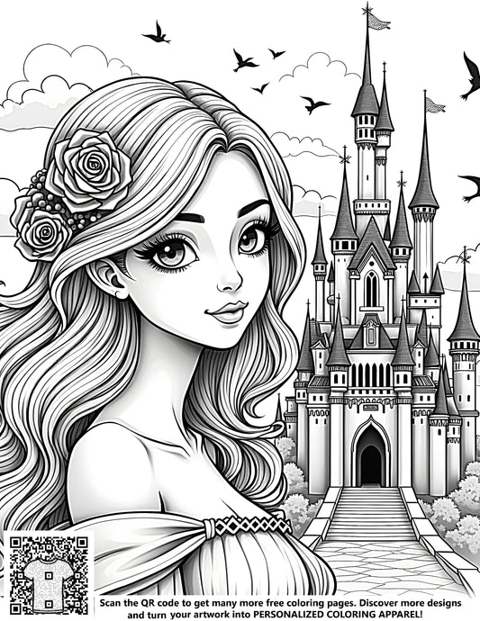 Princess Castle Royalty Fantasy Artwork