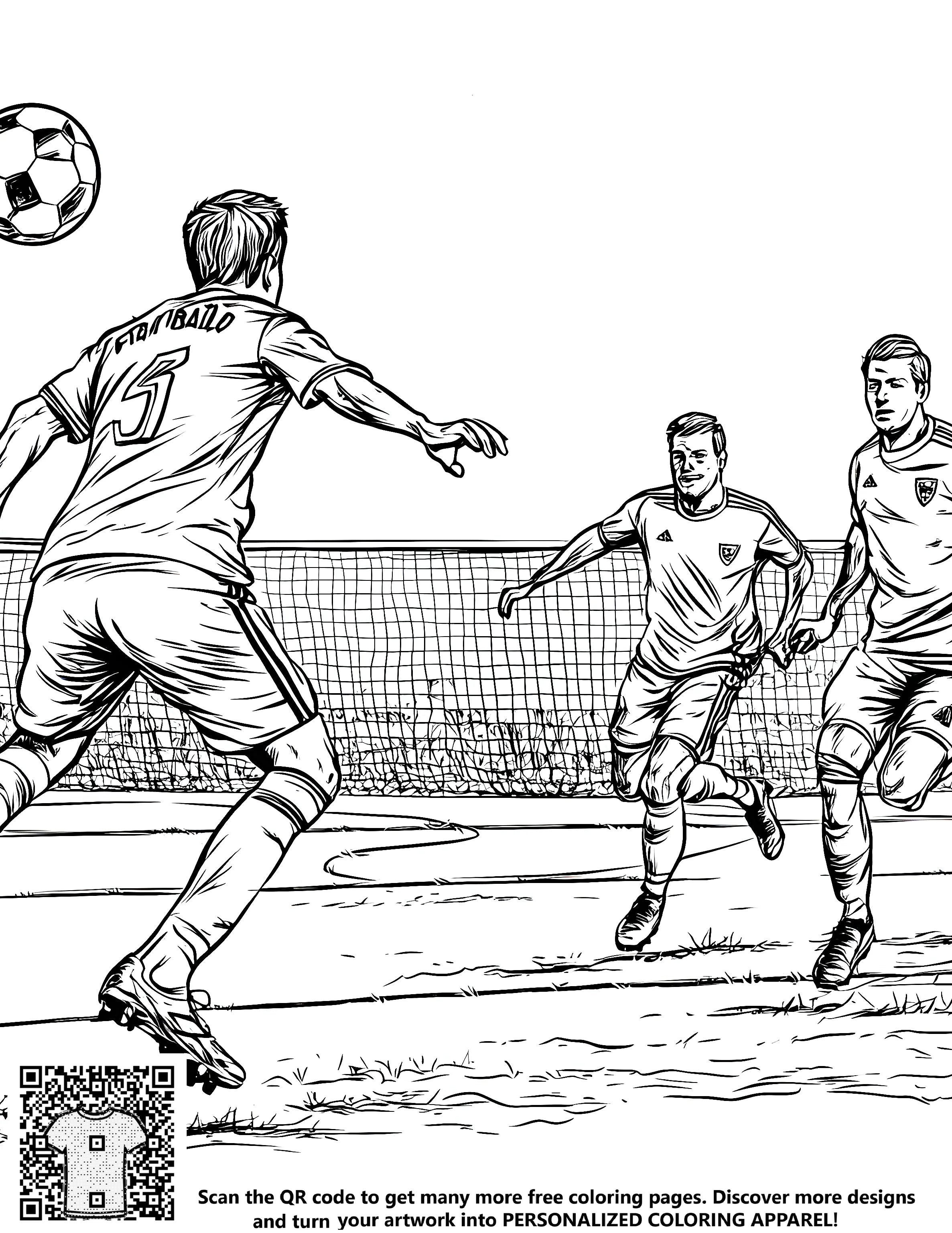 Rematch Coloring Pages Free Soccer Match Coloring Page PDF – Davinci in You
