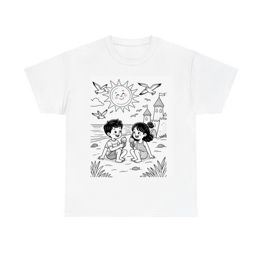 Custom Unisex T-Shirt Coloring Kit with 10 Fabric Markers