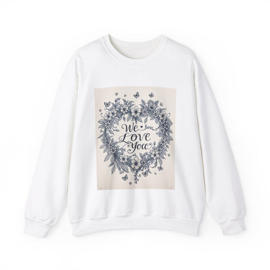 Custom Adult Crewneck Sweatshirt Coloring Kit with 10 Fabric Markers