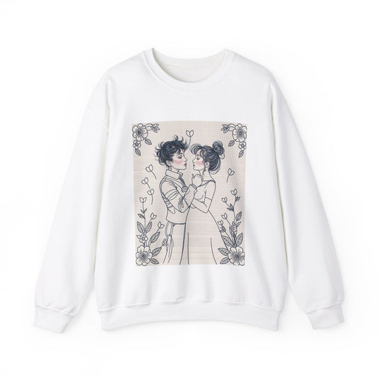 Custom Adult Crewneck Sweatshirt Coloring Kit with 10 Fabric Markers