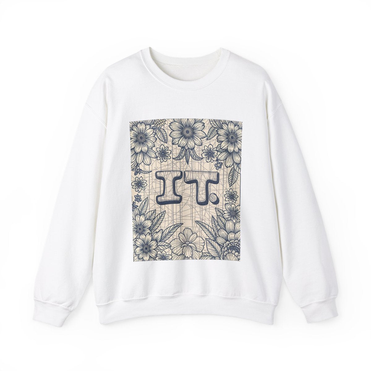 Custom Adult Crewneck Sweatshirt Coloring Kit with 10 Fabric Markers