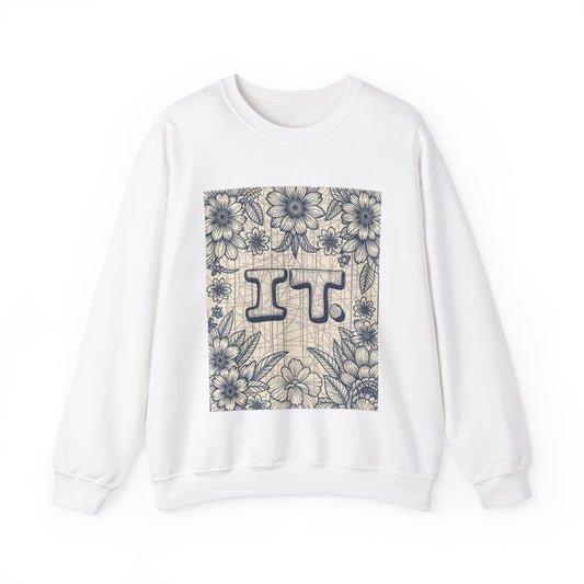 Custom Adult Crewneck Sweatshirt Coloring Kit with 10 Fabric Markers