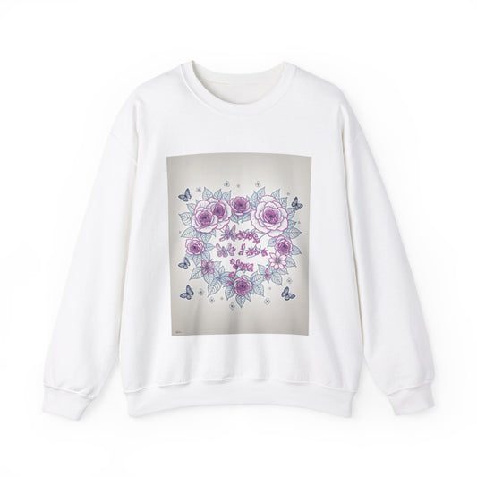 Custom Adult Crewneck Sweatshirt Coloring Kit with 10 Fabric Markers