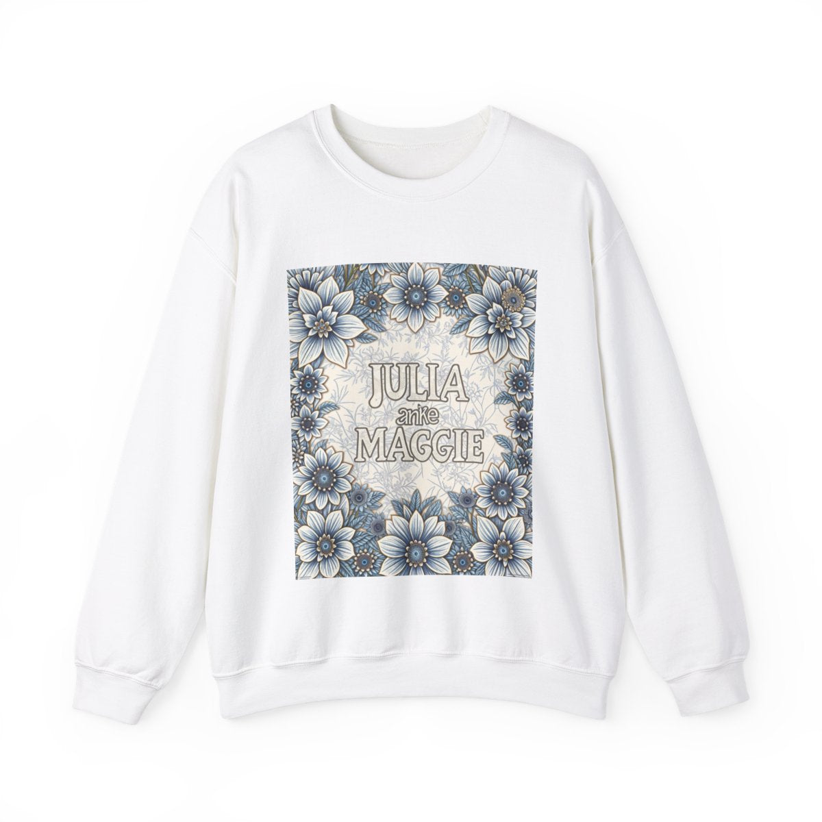 Custom Adult Crewneck Sweatshirt Coloring Kit with 10 Fabric Markers