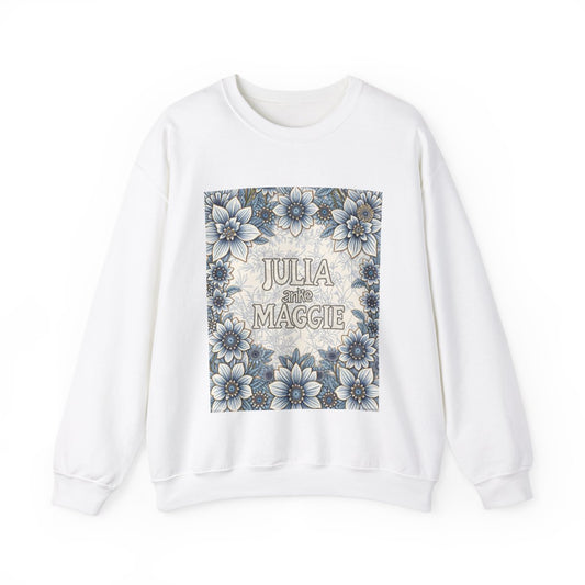 Custom Adult Crewneck Sweatshirt Coloring Kit with 10 Fabric Markers