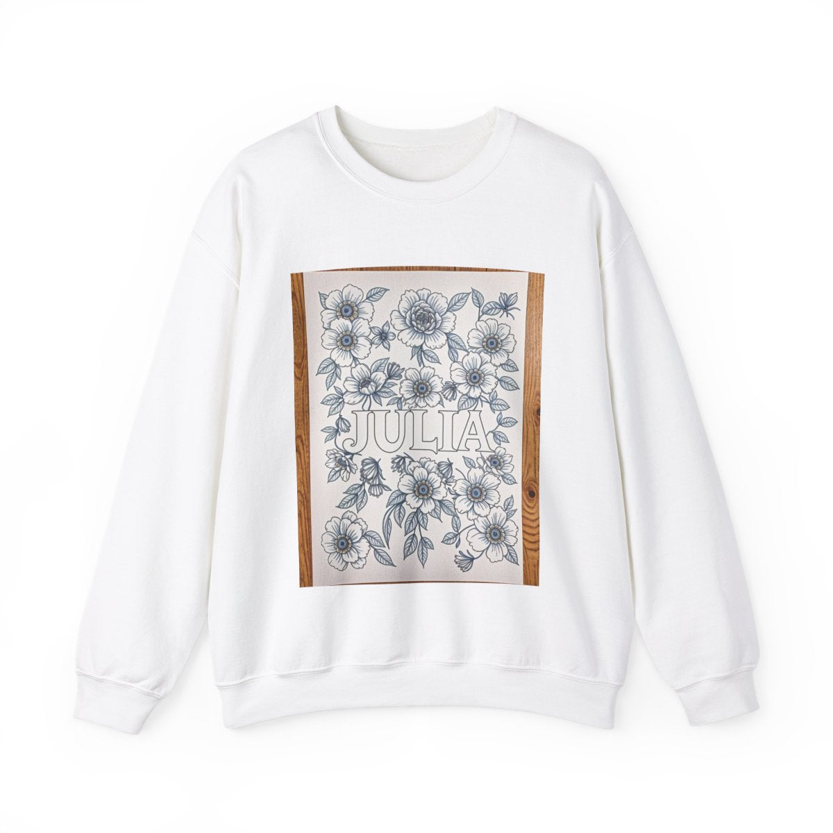 Custom Adult Crewneck Sweatshirt Coloring Kit with 10 Fabric Markers