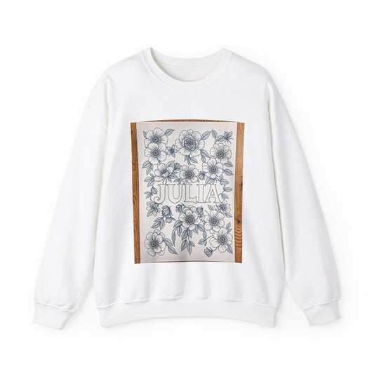 Custom Adult Crewneck Sweatshirt Coloring Kit with 10 Fabric Markers