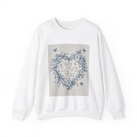 Custom Adult Crewneck Sweatshirt Coloring Kit with 10 Fabric Markers