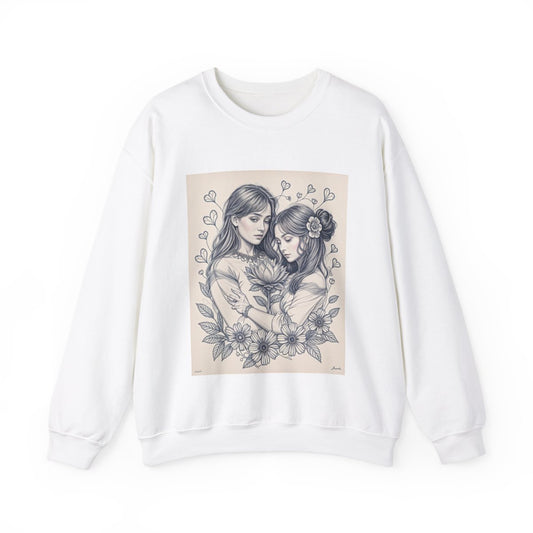 Custom Adult Crewneck Sweatshirt Coloring Kit with 10 Fabric Markers
