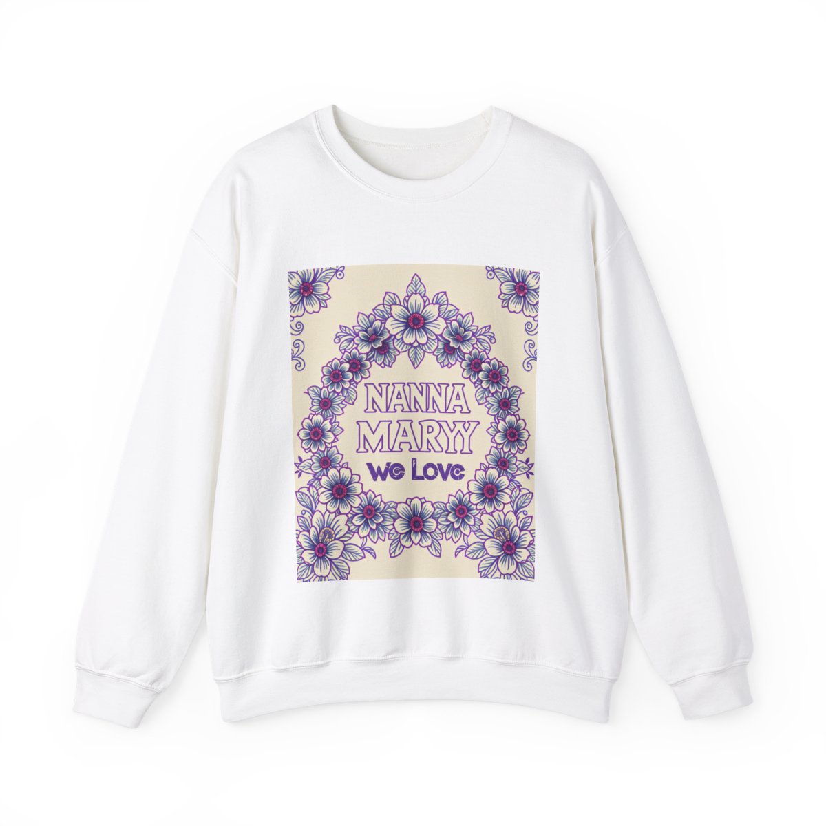 Custom Adult Crewneck Sweatshirt Coloring Kit with 10 Fabric Markers