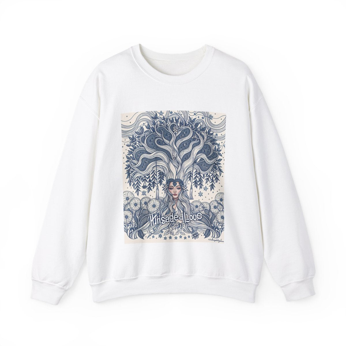 Custom Adult Crewneck Sweatshirt Coloring Kit with 10 Fabric Markers