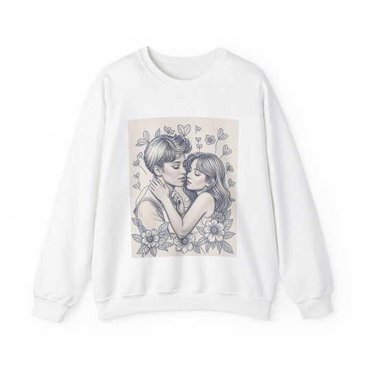 Custom Adult Crewneck Sweatshirt Coloring Kit with 10 Fabric Markers