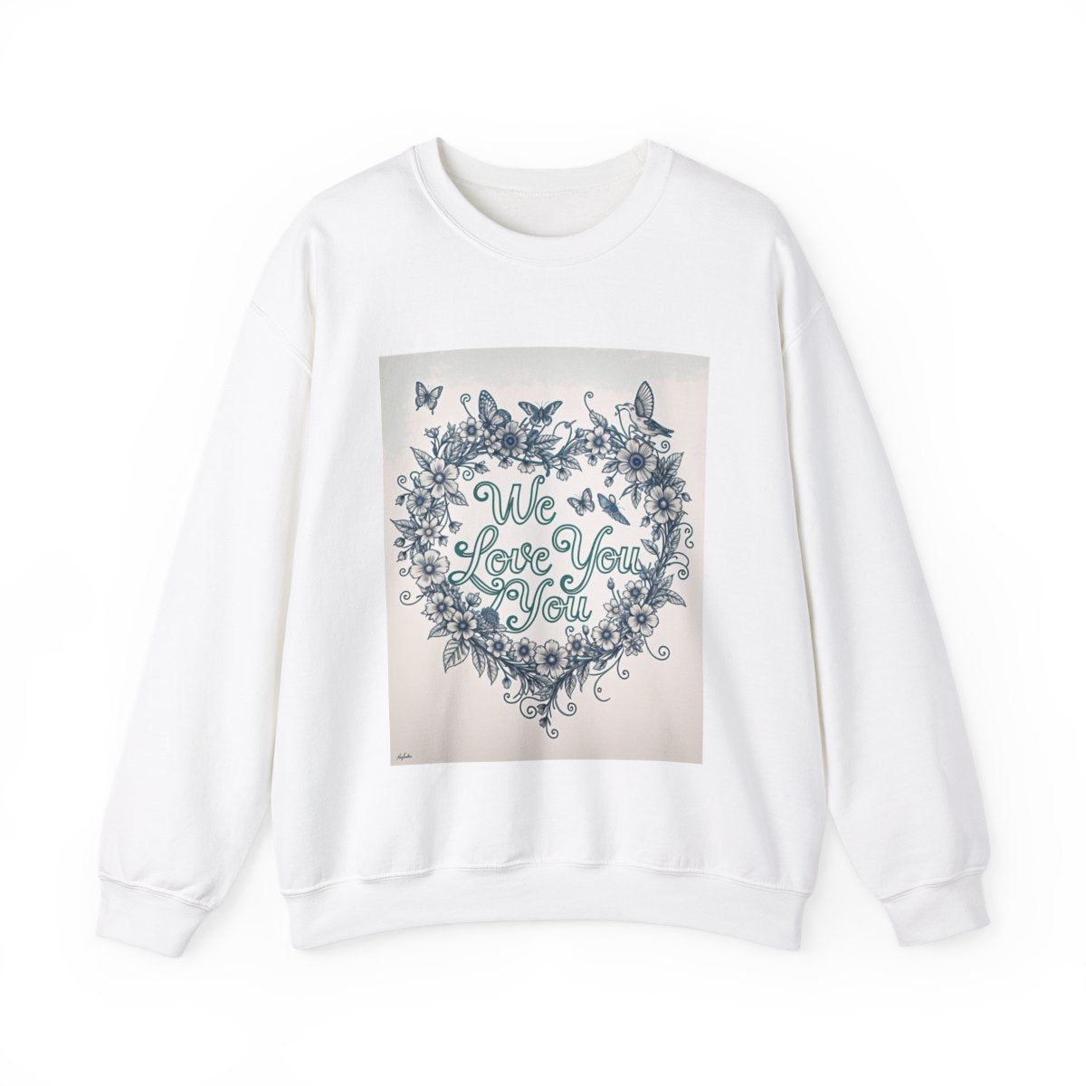Custom Adult Crewneck Sweatshirt Coloring Kit with 10 Fabric Markers