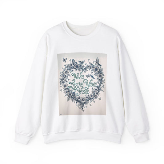Custom Adult Crewneck Sweatshirt Coloring Kit with 10 Fabric Markers