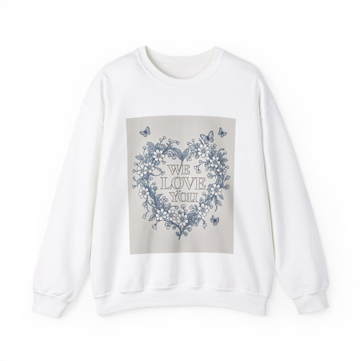 Custom Adult Crewneck Sweatshirt Coloring Kit with 10 Fabric Markers