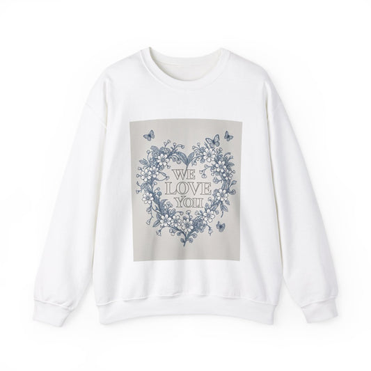 Custom Adult Crewneck Sweatshirt Coloring Kit with 10 Fabric Markers