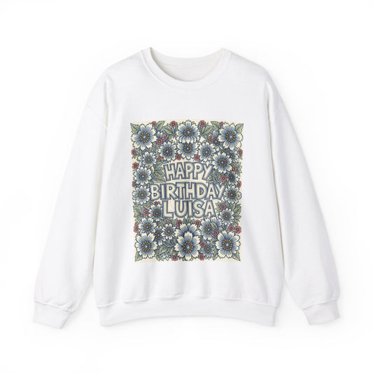 Custom Adult Crewneck Sweatshirt Coloring Kit with 10 Fabric Markers