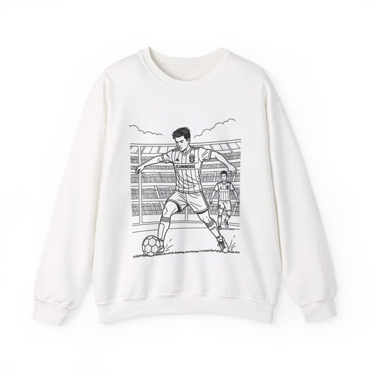 Custom Adult Crewneck Sweatshirt Coloring Kit with 10 Fabric Markers