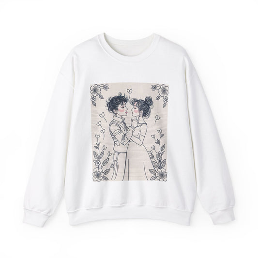 Custom Adult Crewneck Sweatshirt Coloring Kit with 10 Fabric Markers