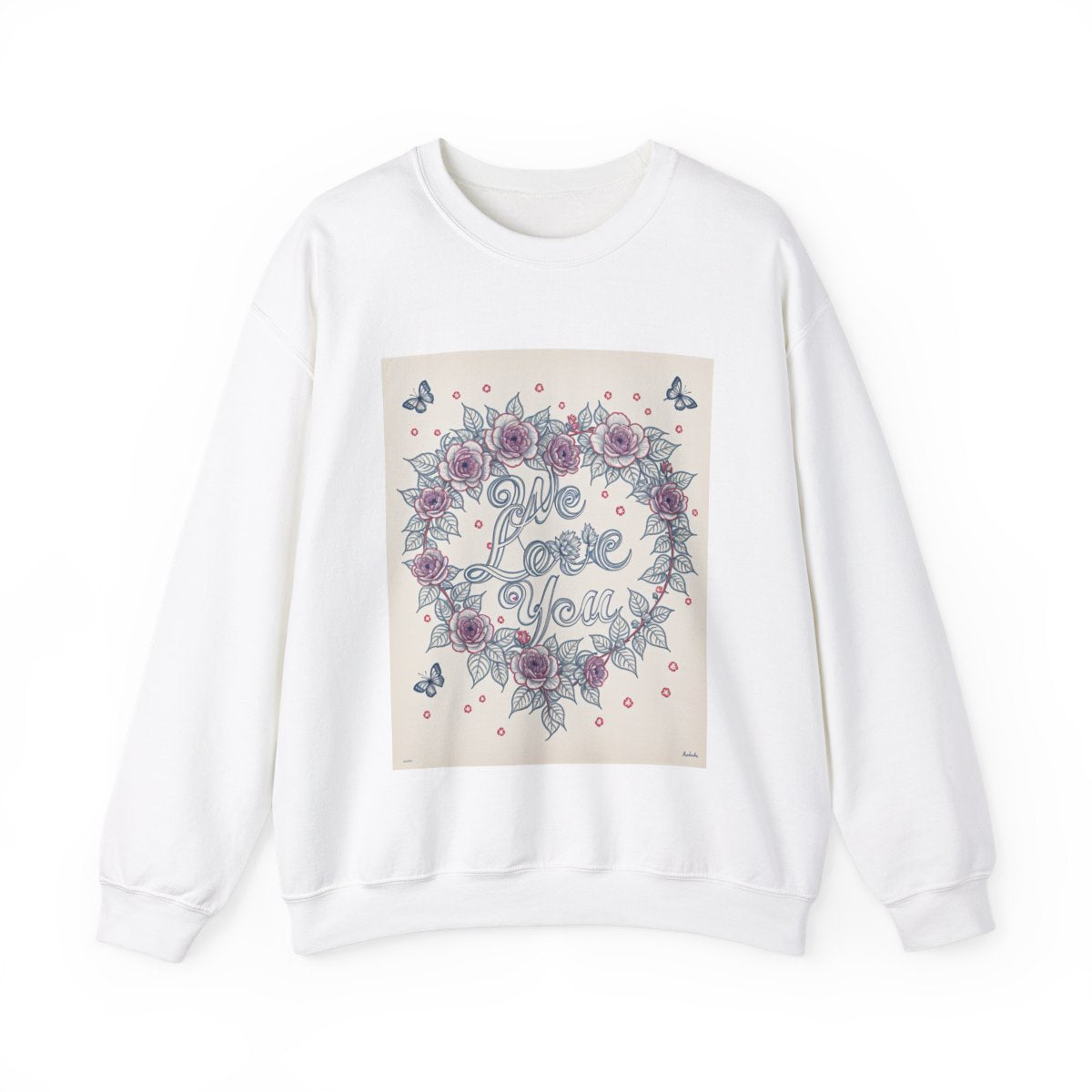 Custom Adult Crewneck Sweatshirt Coloring Kit with 10 Fabric Markers