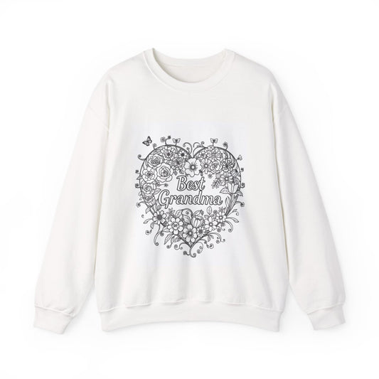 Custom Adult Crewneck Sweatshirt Coloring Kit with 10 Fabric Markers