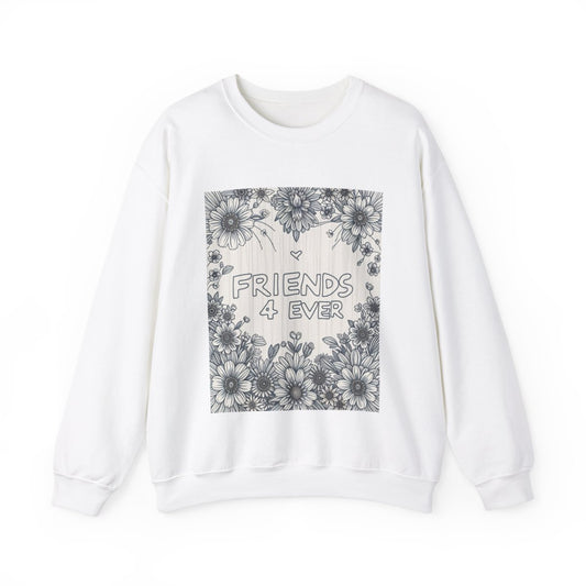Custom Adult Crewneck Sweatshirt Coloring Kit with 10 Fabric Markers