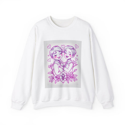 Custom Adult Crewneck Sweatshirt Coloring Kit with 10 Fabric Markers