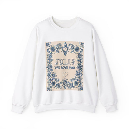 Custom Adult Crewneck Sweatshirt Coloring Kit with 10 Fabric Markers