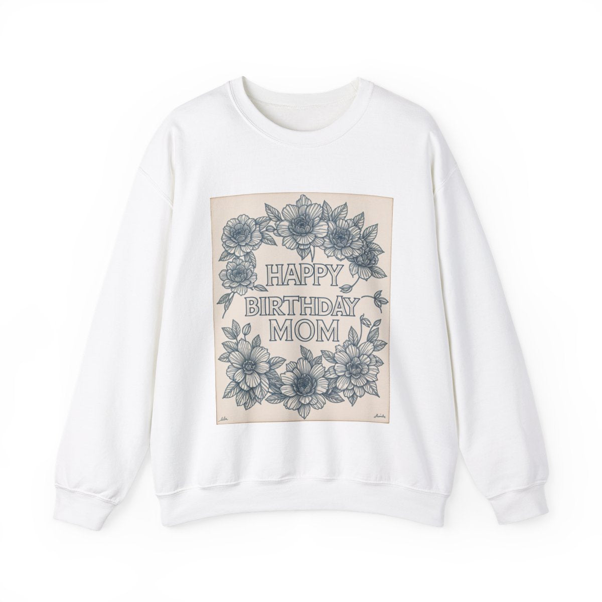 Custom Adult Crewneck Sweatshirt Coloring Kit with 10 Fabric Markers