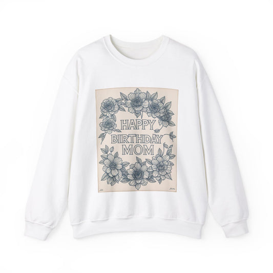 Custom Adult Crewneck Sweatshirt Coloring Kit with 10 Fabric Markers