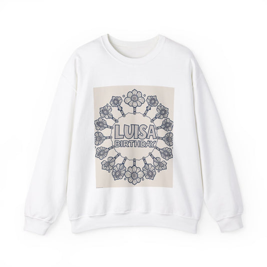 Custom Adult Crewneck Sweatshirt Coloring Kit with 10 Fabric Markers