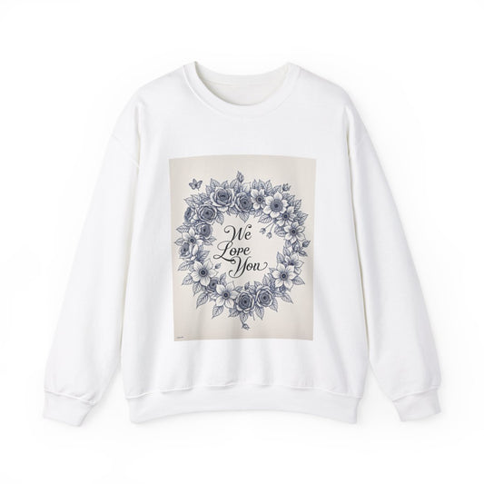 Custom Adult Crewneck Sweatshirt Coloring Kit with 10 Fabric Markers