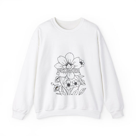 Custom Adult Crewneck Sweatshirt Colorful Design