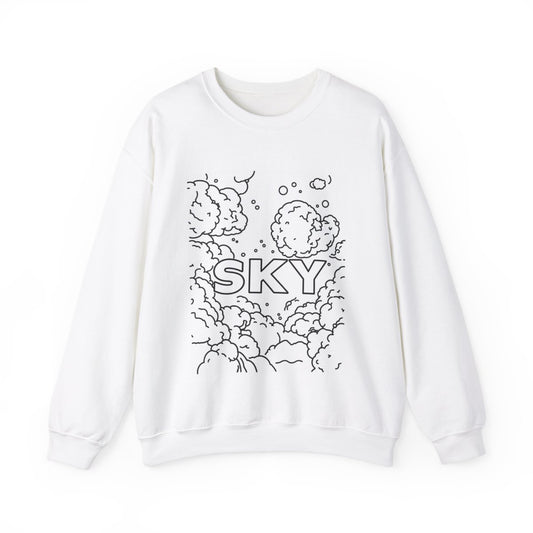 Custom Adult Crewneck Sweatshirt Coloring Kit with 10 Fabric Markers