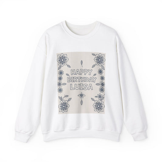 Custom Adult Crewneck Sweatshirt Coloring Kit with 10 Fabric Markers