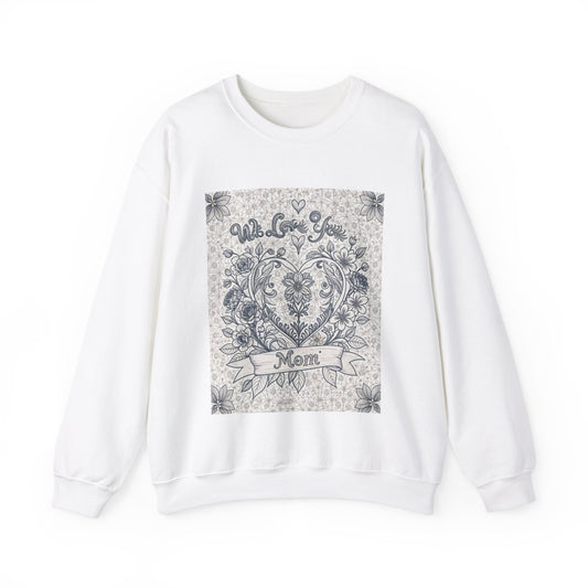 Custom Adult Crewneck Sweatshirt Coloring Kit with 10 Fabric Markers