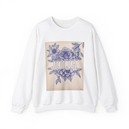 Custom Adult Crewneck Sweatshirt Coloring Kit with 10 Fabric Markers