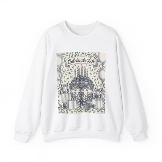 Custom Adult Crewneck Sweatshirt Coloring Kit with 10 Fabric Markers
