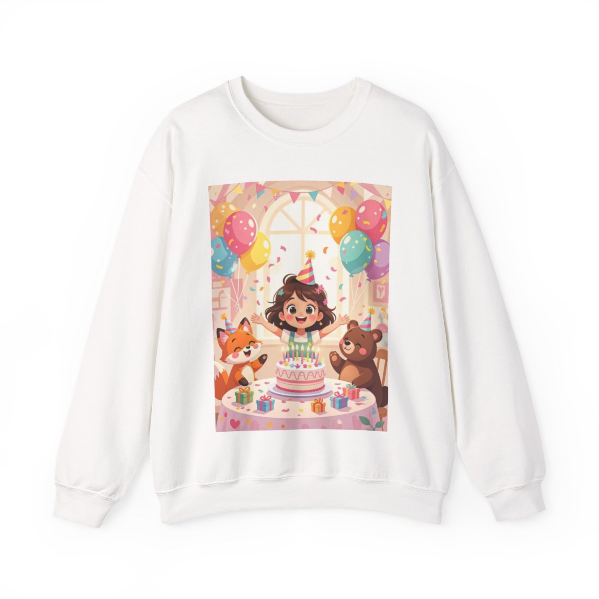 Custom Adult Crewneck Sweatshirt Colorful Design