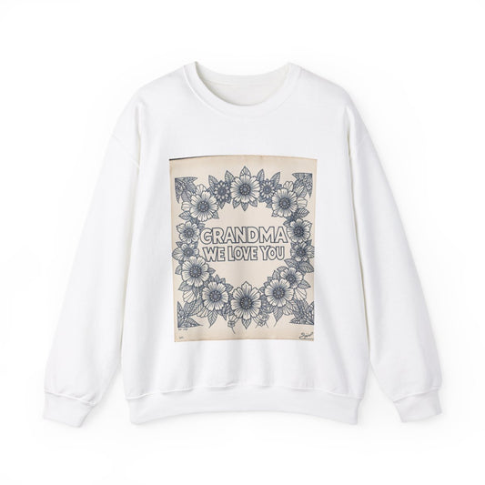 Custom Adult Crewneck Sweatshirt Coloring Kit with 10 Fabric Markers