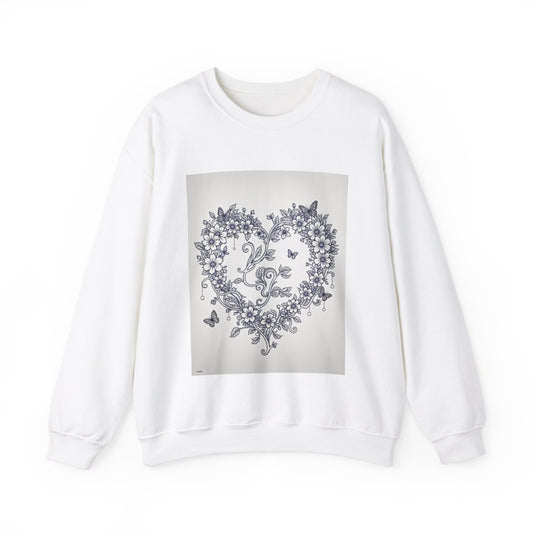 Custom Adult Crewneck Sweatshirt Coloring Kit with 10 Fabric Markers