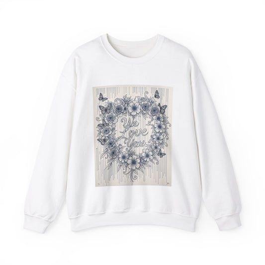 Custom Adult Crewneck Sweatshirt Coloring Kit with 10 Fabric Markers