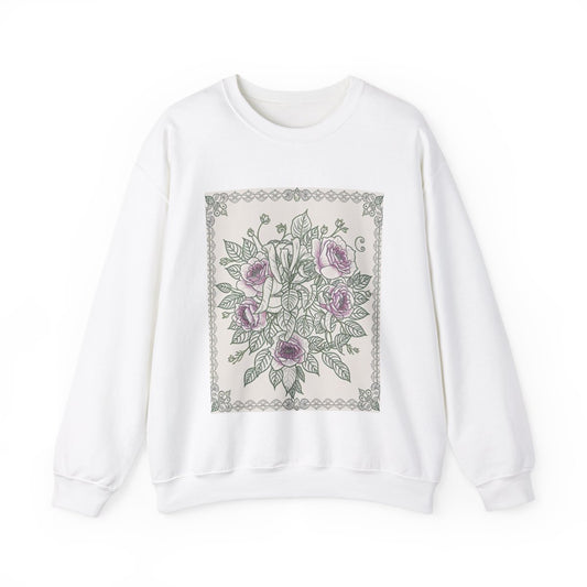 Custom Adult Crewneck Sweatshirt Coloring Kit with 10 Fabric Markers